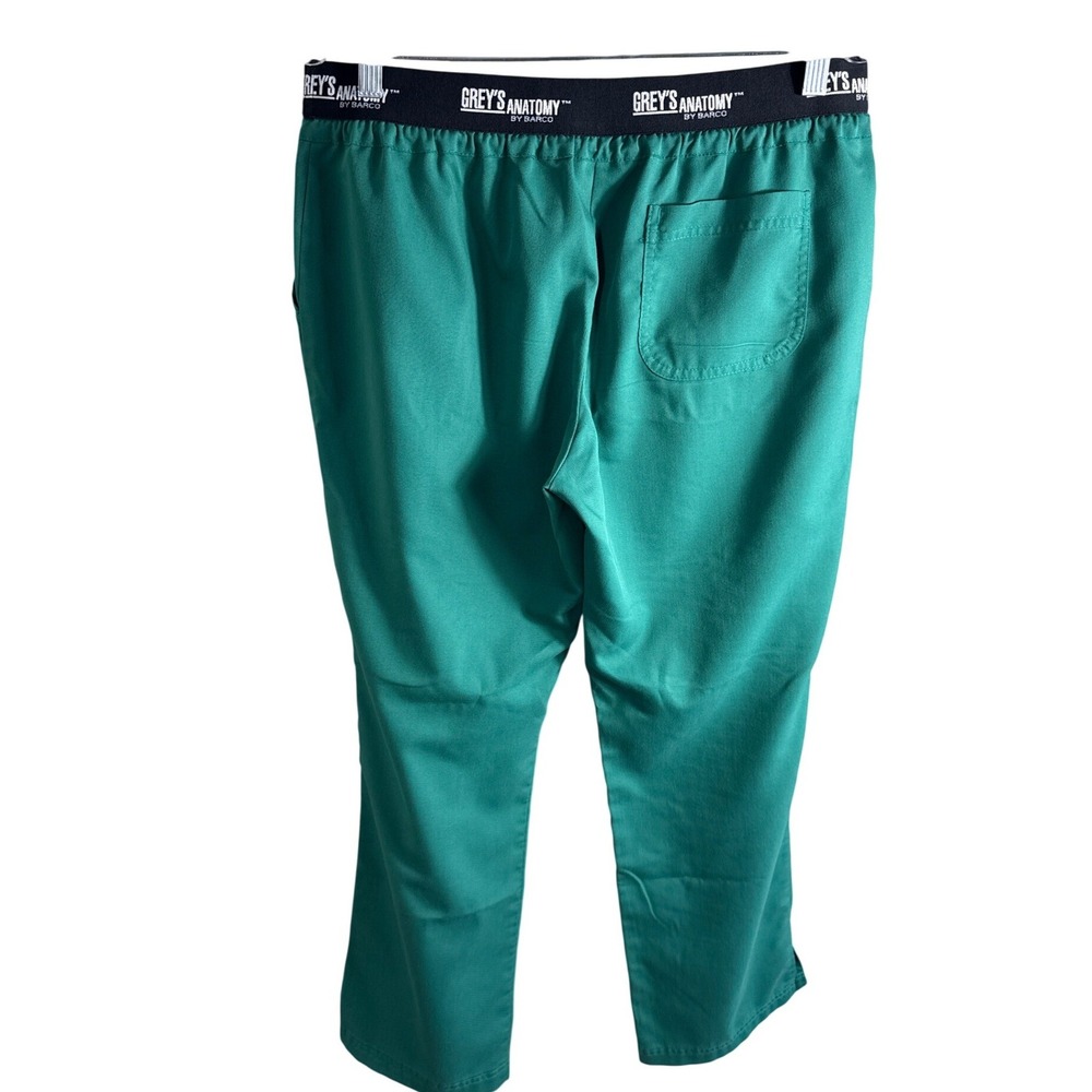 Greys Anatomy by Barco Womens Scrub Mixed Set Green Top Pants LP 5105 - Picture 3 of 10